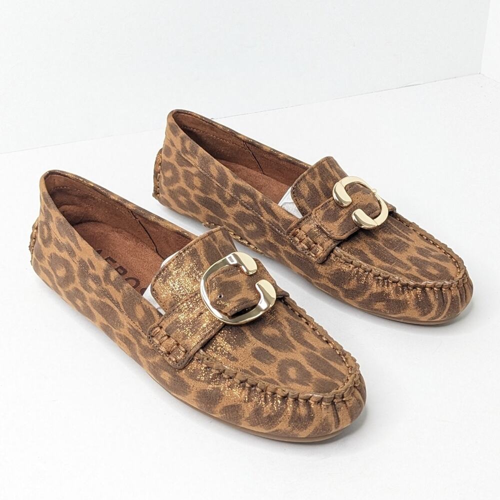 Aerosoles Case Loafers, Leopard Metallic Print, Women's 5.5